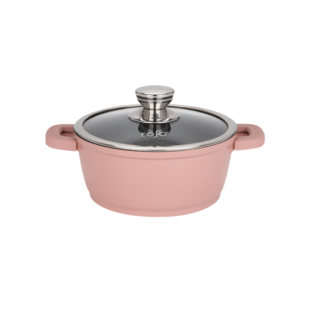 סיר 20 ס"מ ROSO Nordic - ורוד עתיק