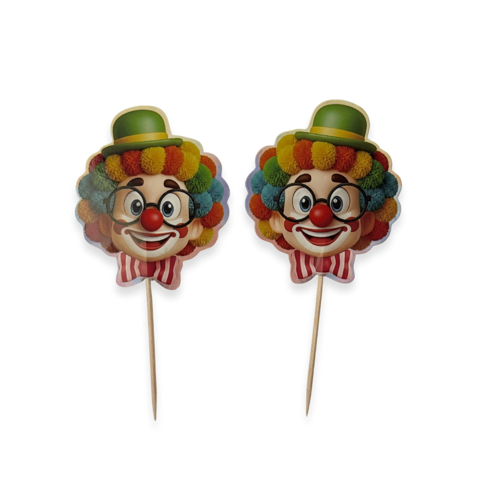 קיסמי ליצנים 18 יח' - צבעוני