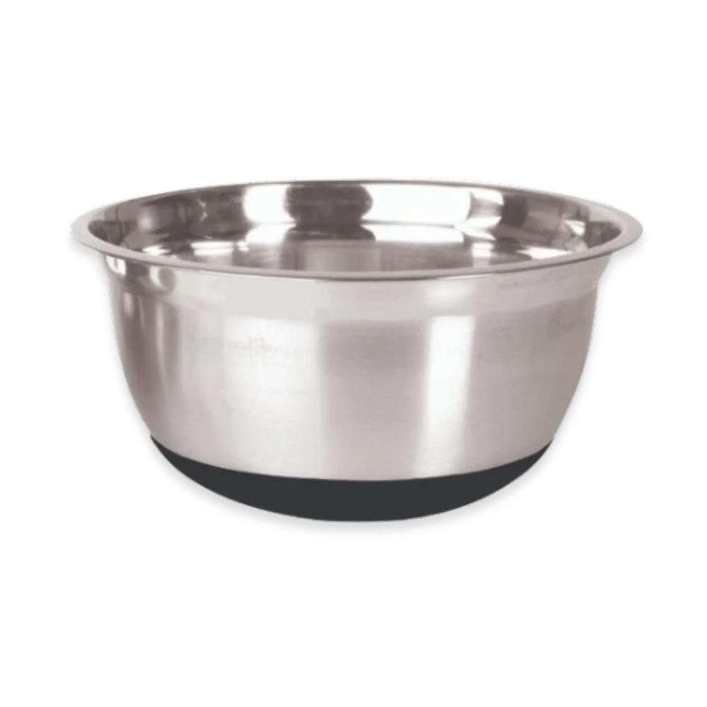 קערת ערבוב נירוסטה תחתית סיליקון - קטן