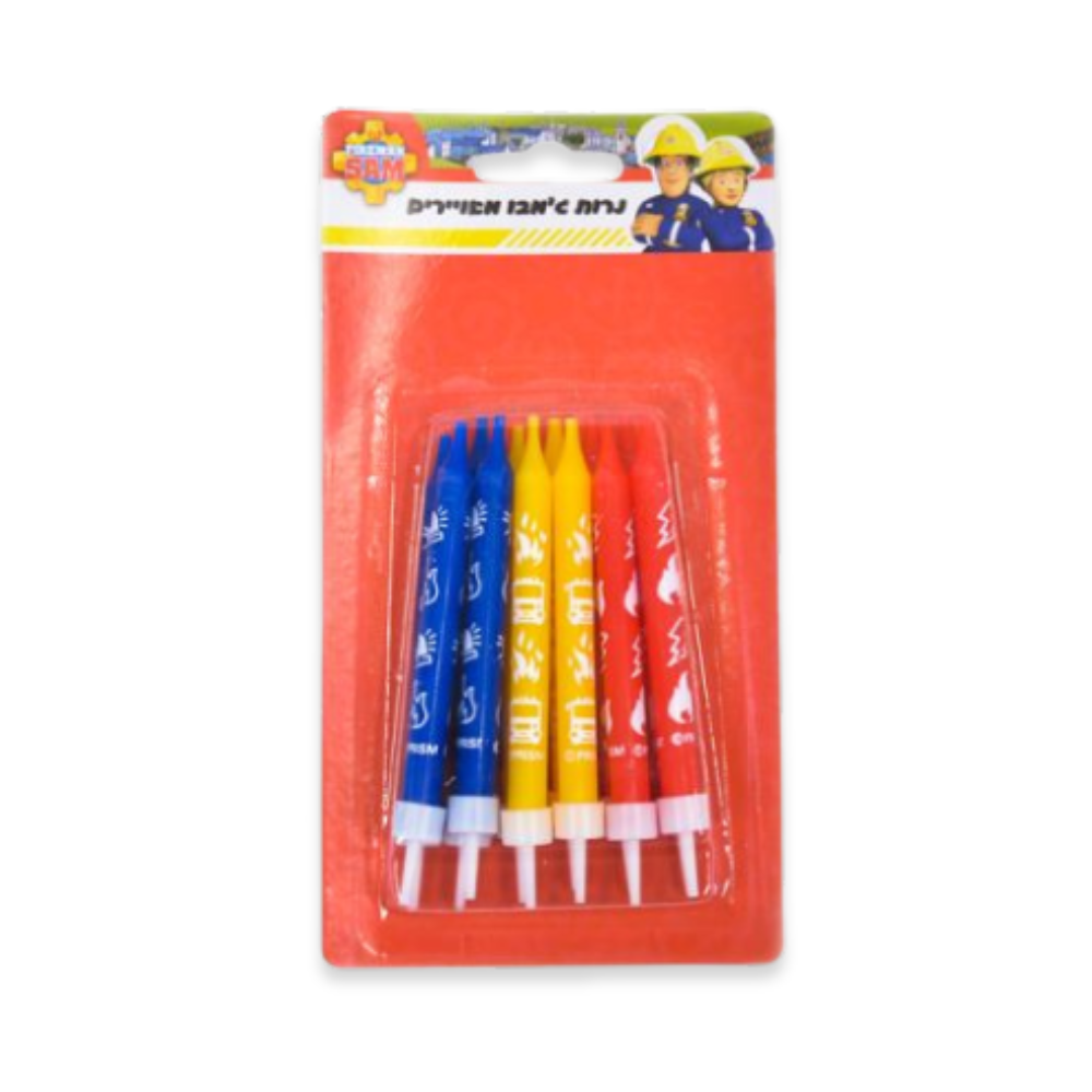 נרות יום הולדת 12 יח' - סמי הכבאי