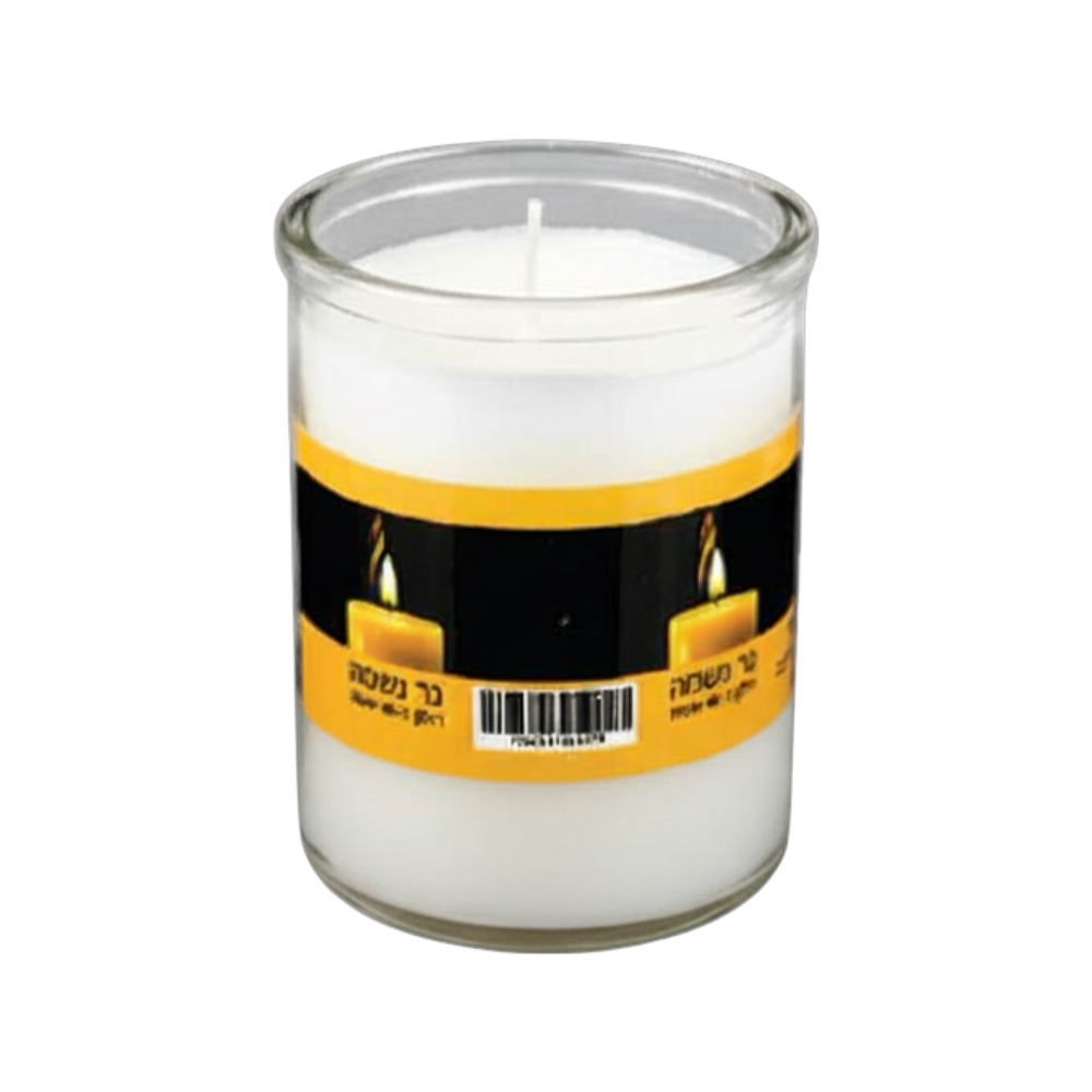נר נשמה זכוכית - 48 שעות