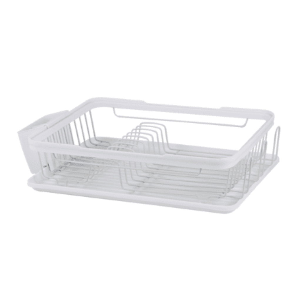 מייבש כלים מתכת דגם טיידי - לבן