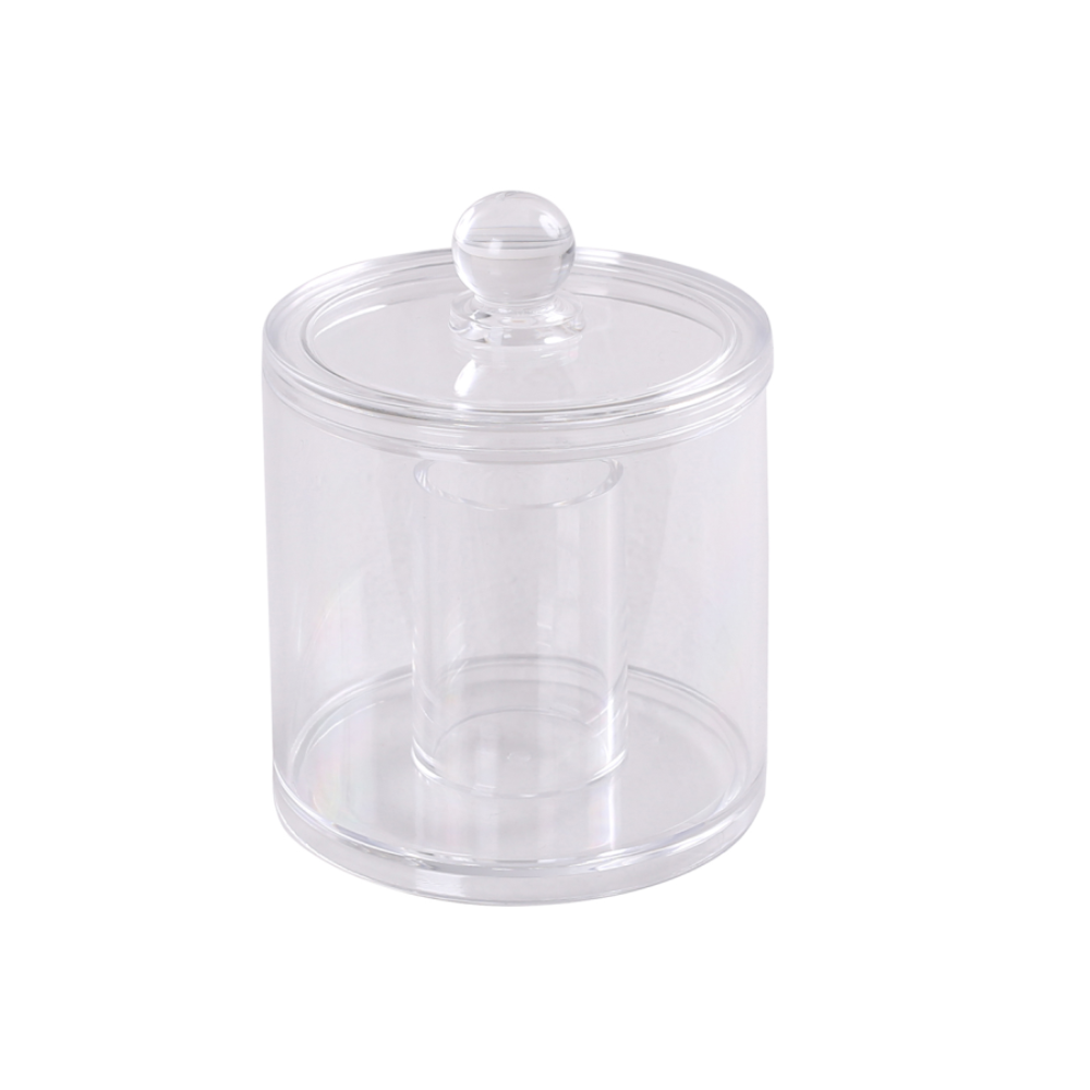 ארגונית אקריל לצמר גפן ומקלות אוזניים