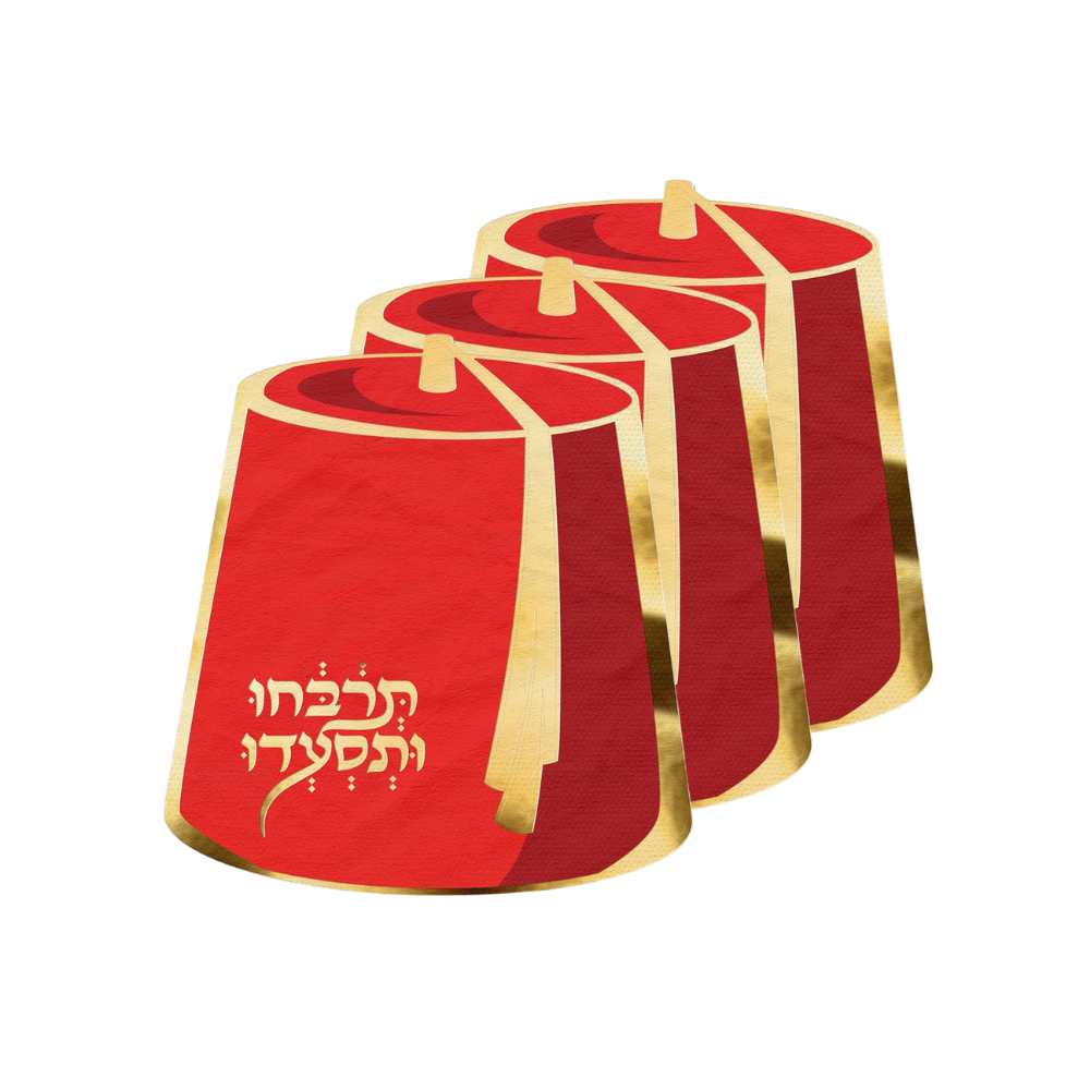 מפיות תרבוש תרבחו ותסעדו 16 יח' - אדום