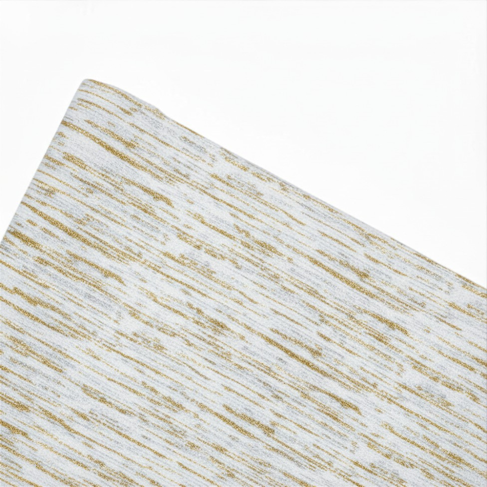 גליל ראנר פשתן עם לורקס - לבן זהב