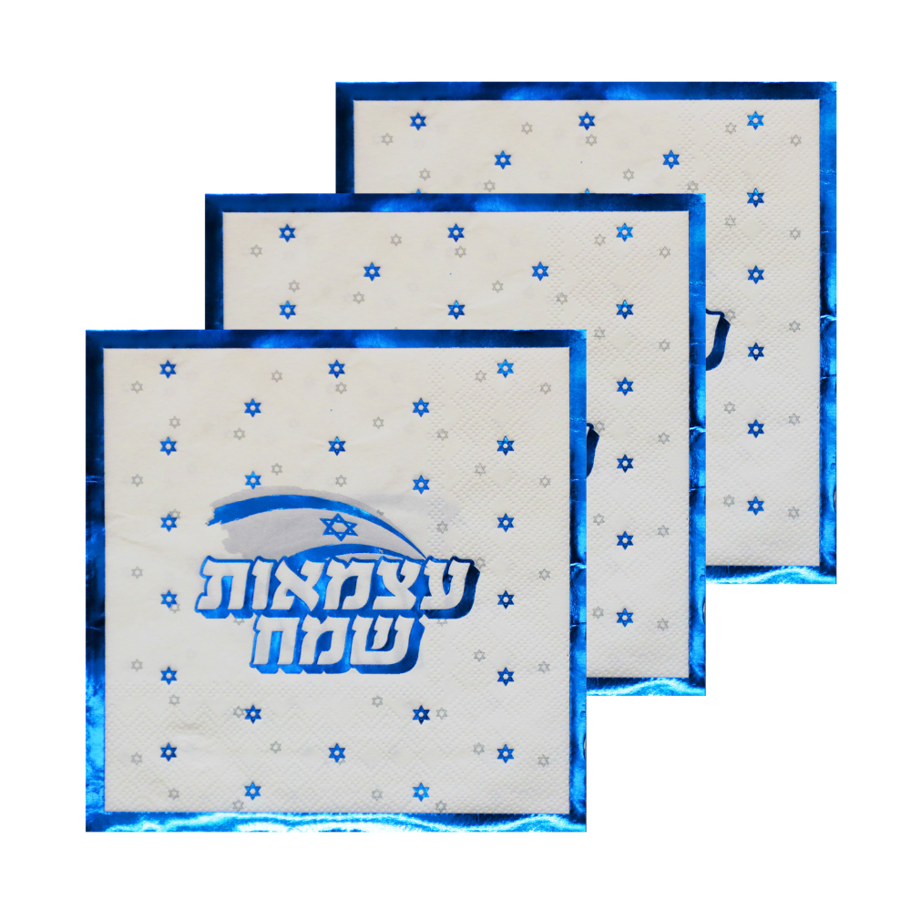 מפיות עצמאות שמח 16 יח' - כחול