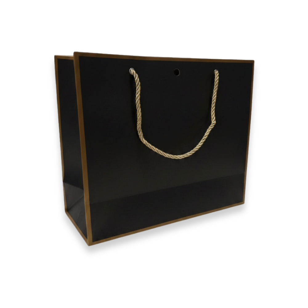 שקית מתנה מהודרת - שחור