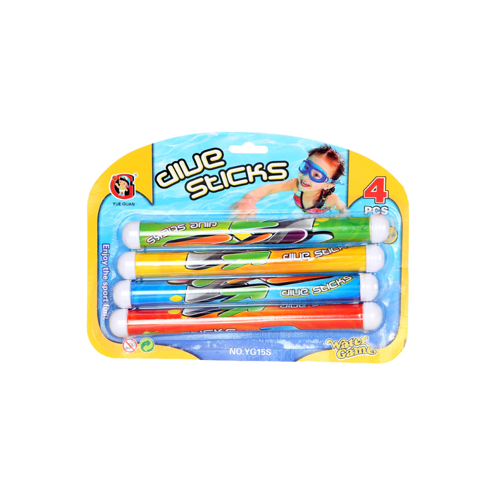 סט מקלות לצלילה לבריכה 4 יח'