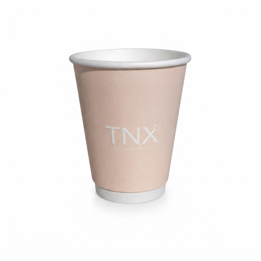 2 חב' כוס נייר TNX 12oz ארוז 20 