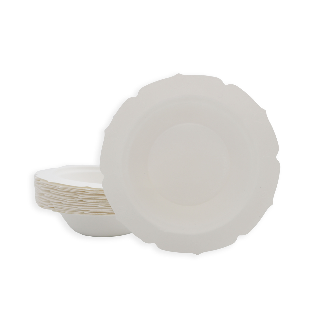 מרקיה מתכלה קנה סוכר פרח 20 יח' - לבן