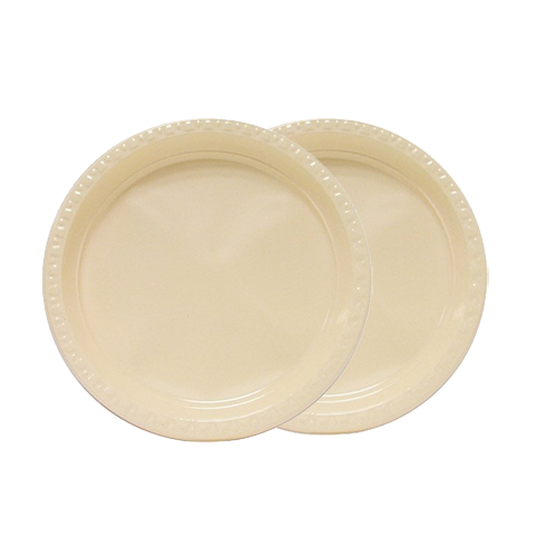 2 חב' צלחת 7 איכותית 25 יח' - קרם