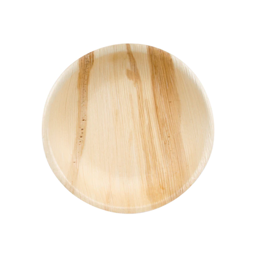 צלחת 8 עגולה עלי דקל 10 יח' - בינוני