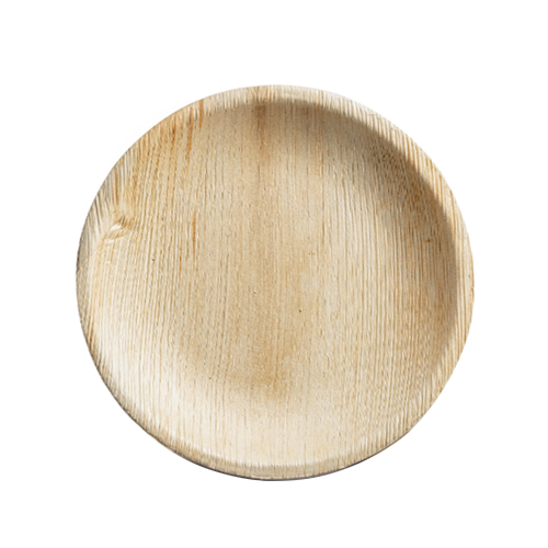 צלחת 10 עגולה עלי דקל 10 יח' - גדול