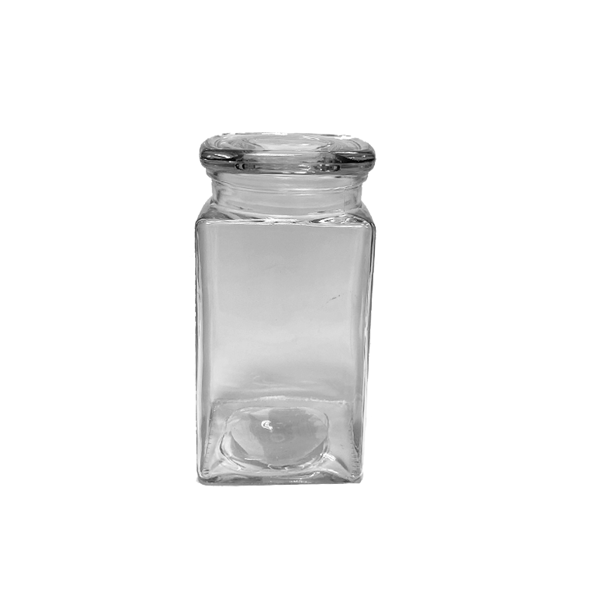 צנצנת זכוכית עבה + מכסה 1000 מ"ל