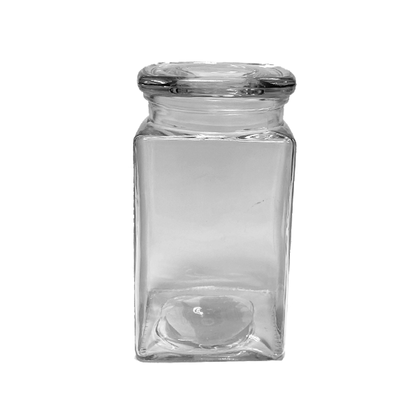 צנצנת זכוכית עבה + מכסה 1500 מ"ל