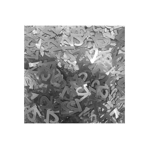 קונפטי לפיזור 12 לבת מצווה - כסף