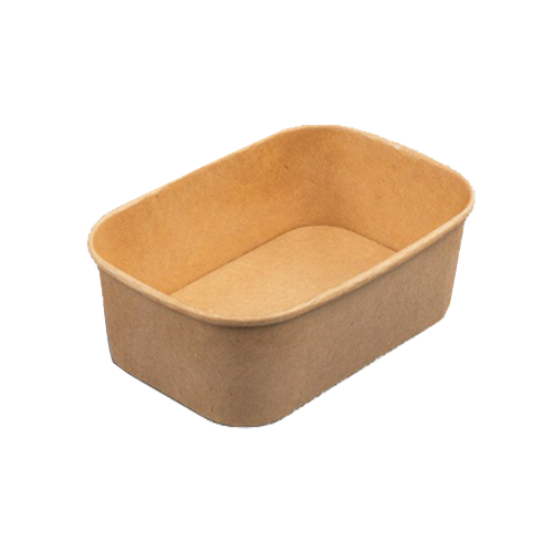 קערה קראפט TAKE AWAY מלבן  1000 מ"ל 