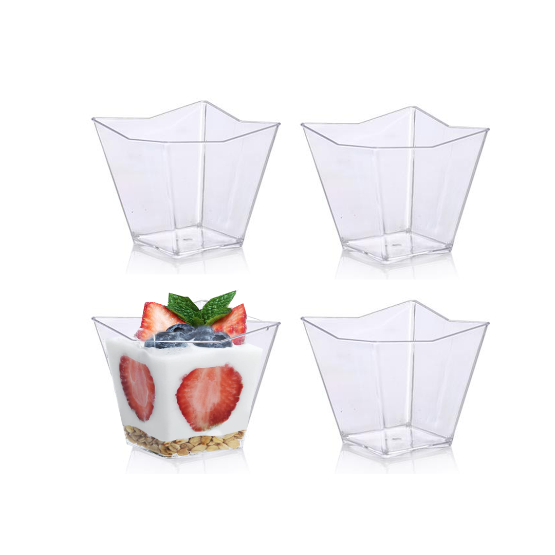 גביע קינוח גלאטו קטן 24 יח' - שקוף