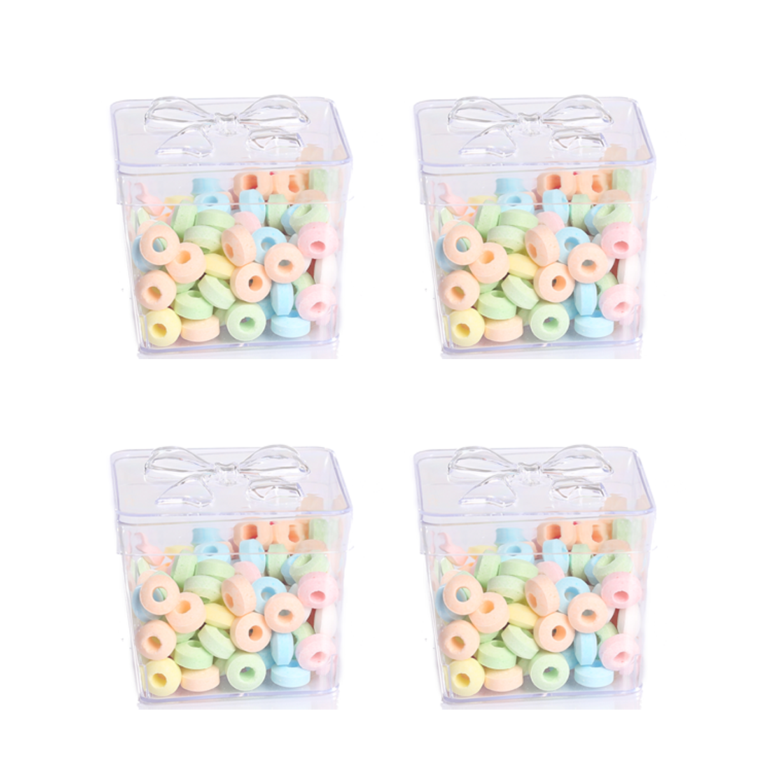 קינוח בצורת קופסת מתנה +מכסה  5 יח'