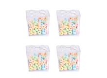 קינוח בצורת קופסת מתנה +מכסה  5 יח'