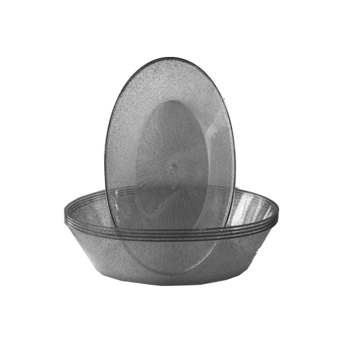 קסרול פלסטיק  ICE אייס 6 יח'- ניצוצות כסף	