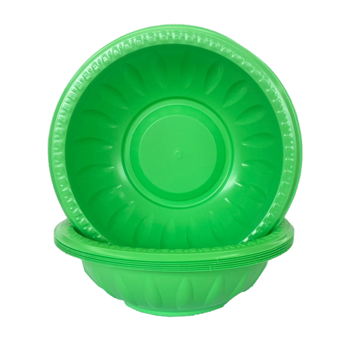 קערת פלסטיק עמוקה color ארוז 10 יח' - ירוק תפוח