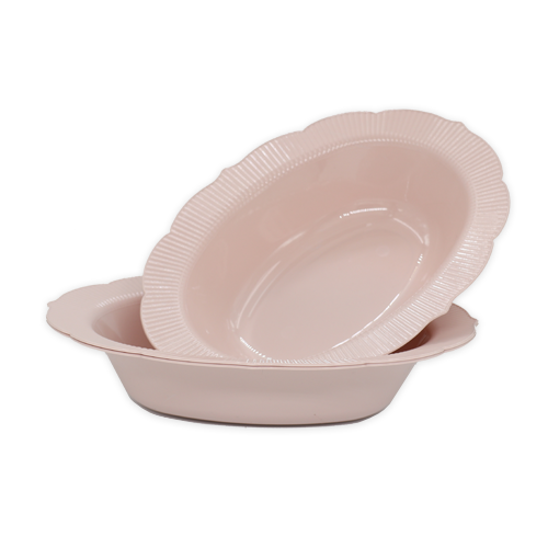 קערות הגשה כלנית 2 יח' -  ורוד