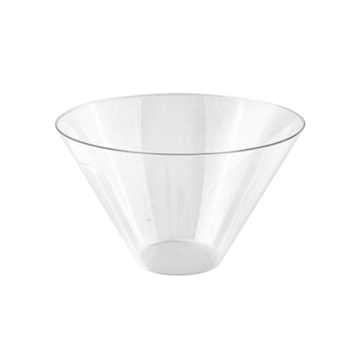 קערת פלסטיק קונוס - שקוף