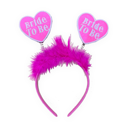 קשת לבבות BRIDE TO BE - ורוד
