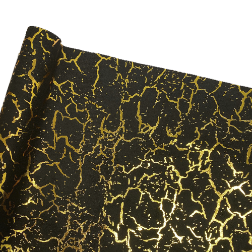 ראנר מבד לבד דוגמת שיש - שחור