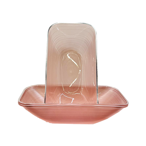 קסרול פלסטיק מהודר שוהם 10 יח' - ורוד כסף