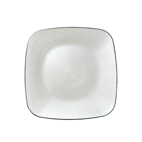 צלחת 8 פלסטיק מהודר שוהם 10 יח' - פנינה כסף