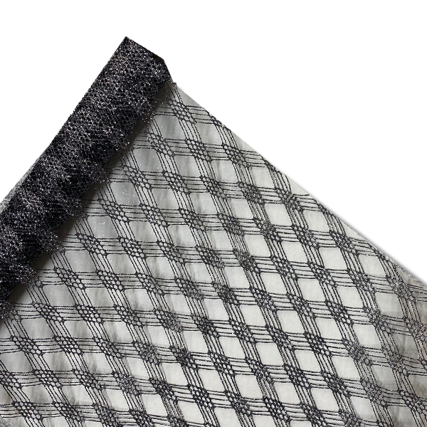 גליל ראנר מעוינים מנצנץ - שחור כסף