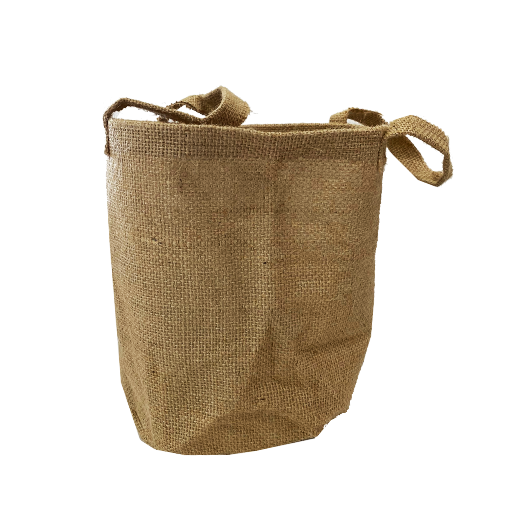 שק יוטה +ידיות 30*16 ס"מ- טבעי