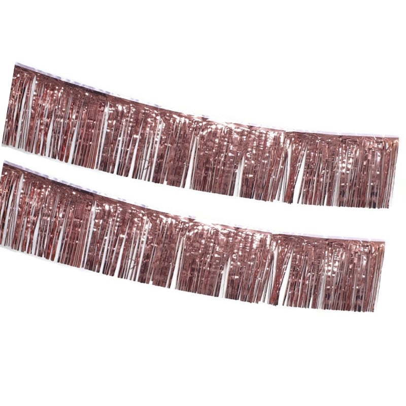 שרשרת פרנזים 3 מטר - רוז גולד