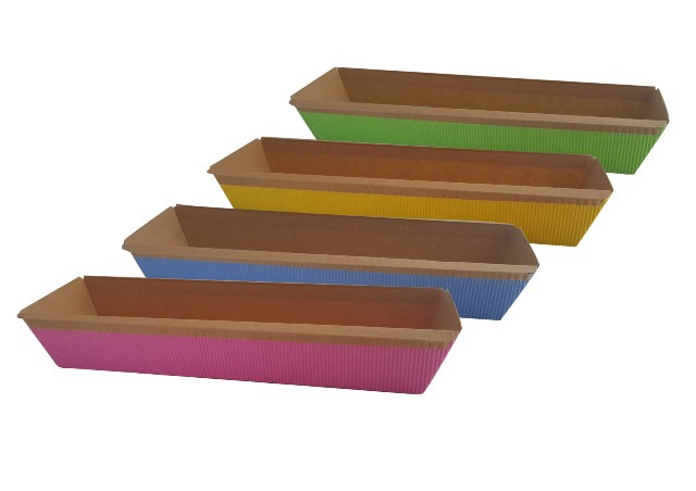 8 יח' תבנית אפייה אינגליש מנייר - צבע משתנה