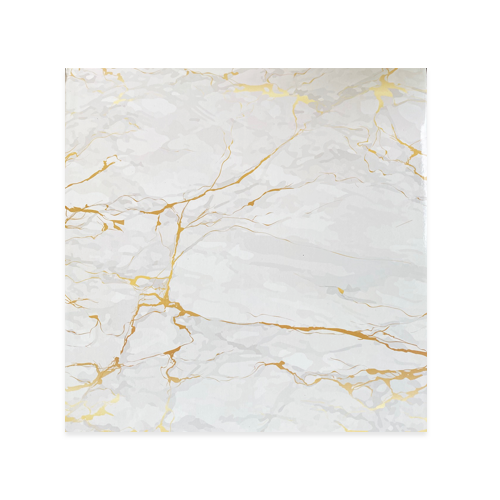 תחתית מרובעת לעוגה 29*29 ס"מ PVC - גרניט לבן