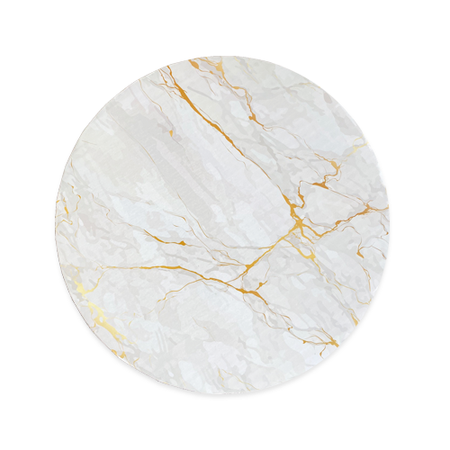 תחתית לעוגה PVC עבה קוטר 29 ס"מ - גרניט לבן