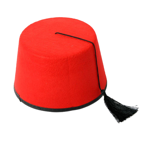 תרבוש מרוקאי לחינה - אדום