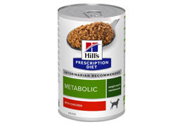 מגש (12יח) מזון רפואי לכלב שימורי הילס מטבוליק
