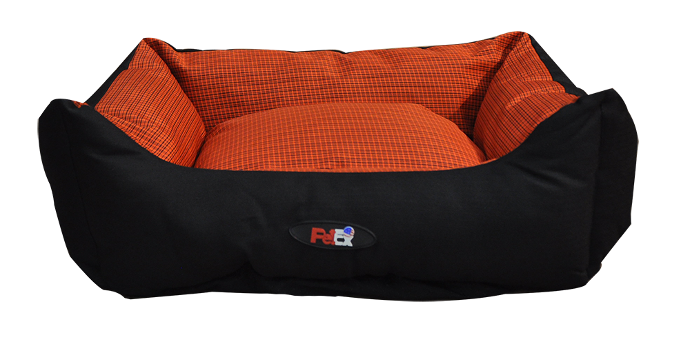 מיטה לכלב בצבע כתום מבד הדוחה מים פט פוינט סופרמרקט לחיות מחמד