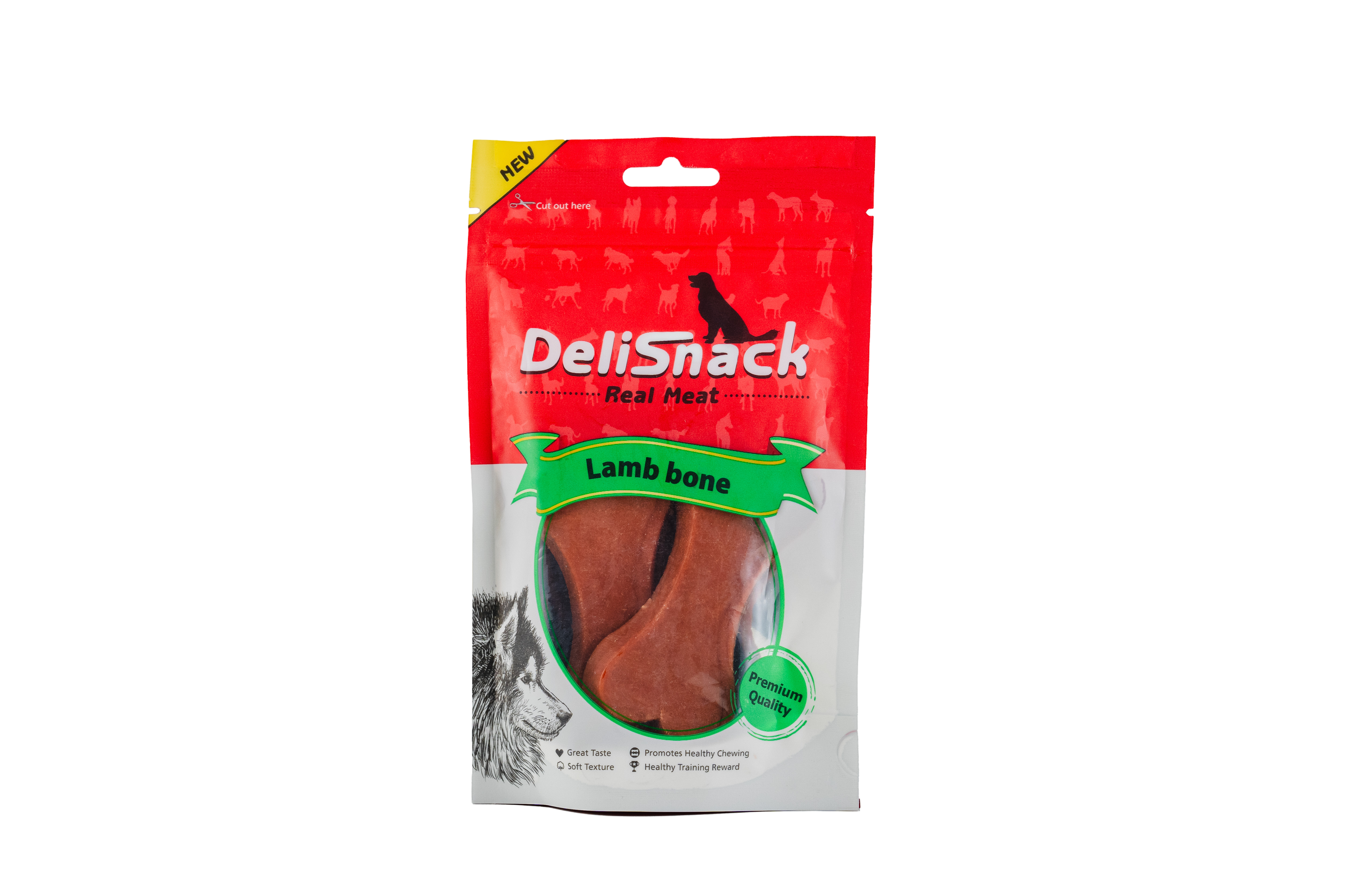 דליסנק חטיף לכלב עצם כבש