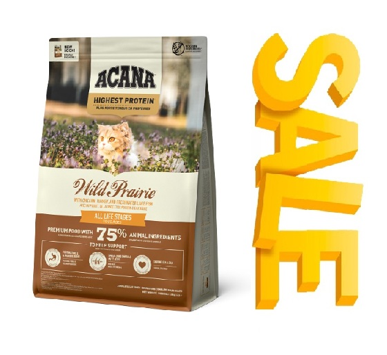 מבצע! אקאנה מזון לחתול ריג'ינל עוף והודו 1.8 ק"ג - שק שני ב-20% הנחה! 