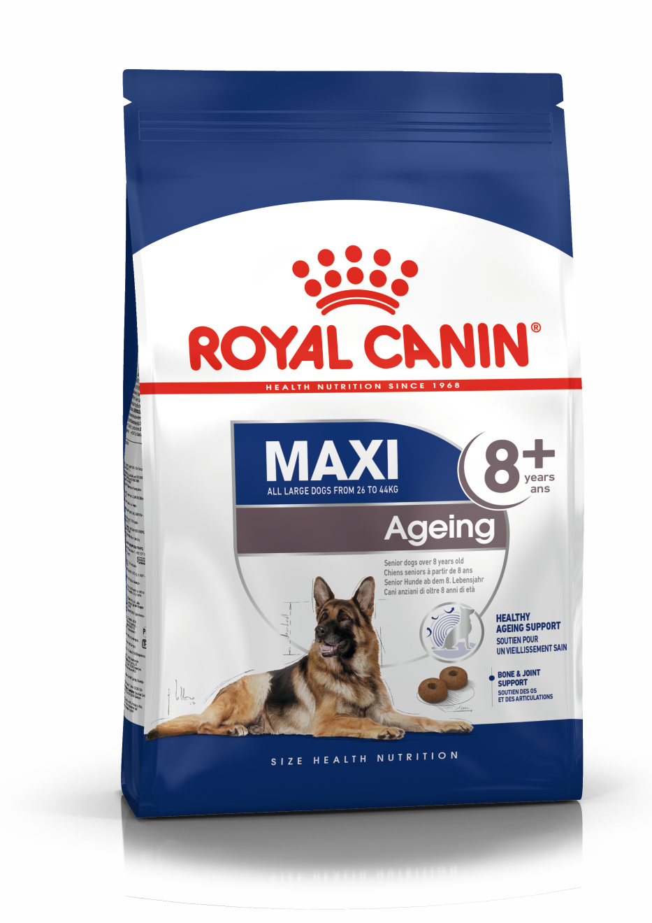 רויאל קנין מזון לכלב מבוגר 8+ מגזע גדול