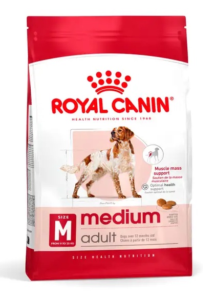 רויאל קנין מזון יבש לכלב בוגר מגזע בינוני