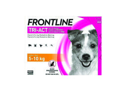 פרונטליין טריאקט למניעת פרעושים וקרציות בכלבים 5 ק''ג עד 10 ק''ג