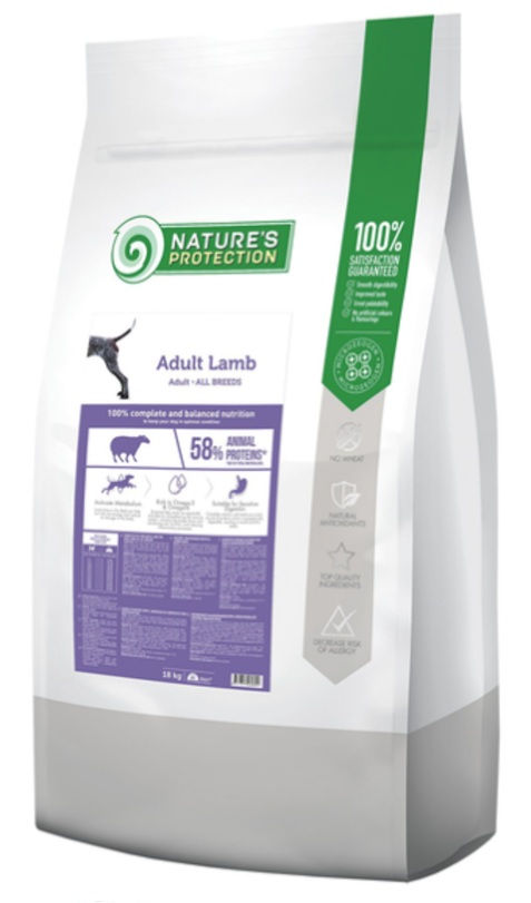 NP לכלב בוגר כבש שק מגדלים 18 ק"ג