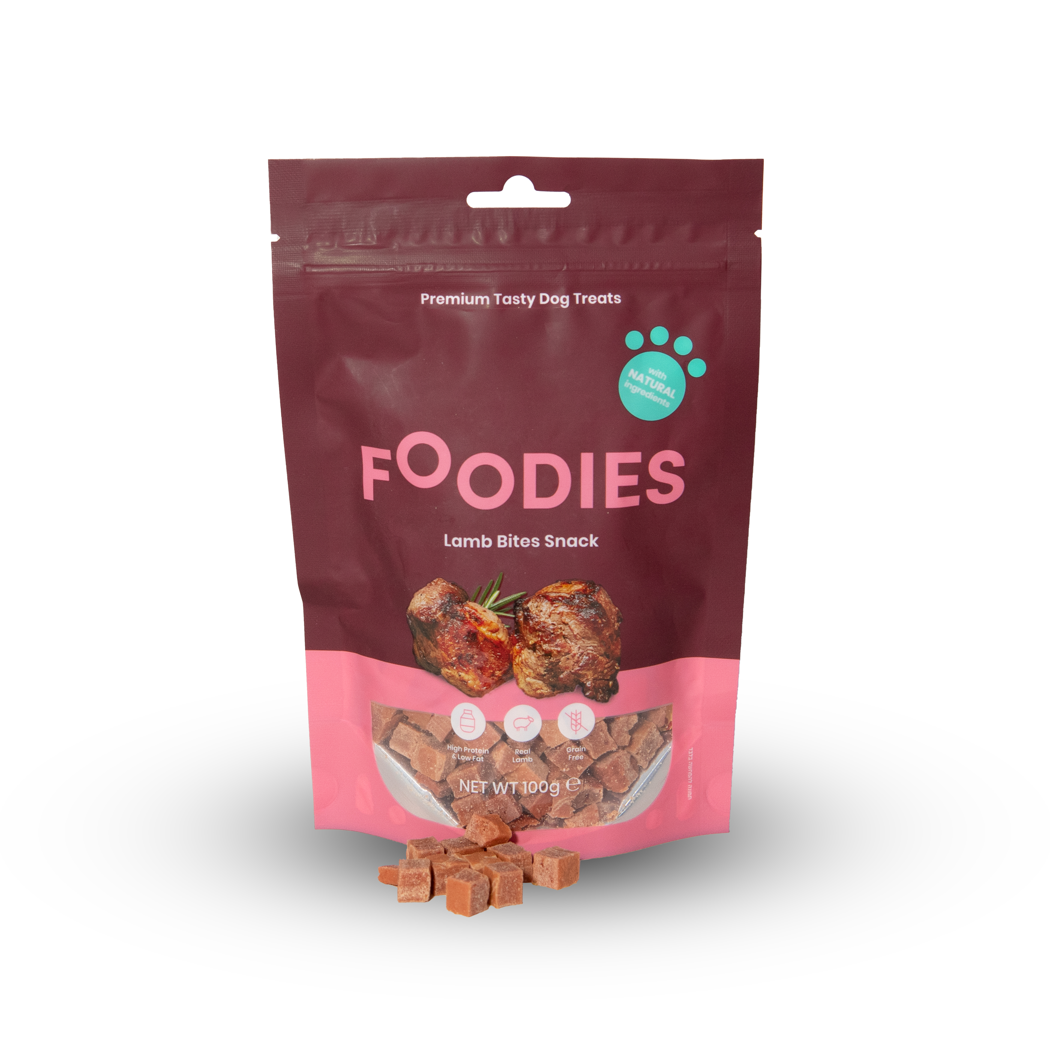 חטיף פודיס נגיסי כבש 100 גרם