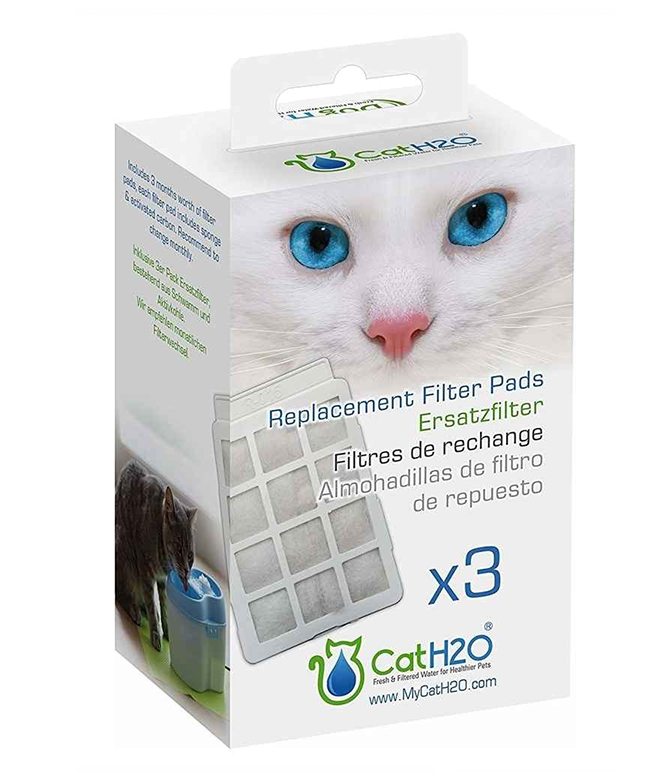 מארז 3 פילטרים למזרקת מים H2O