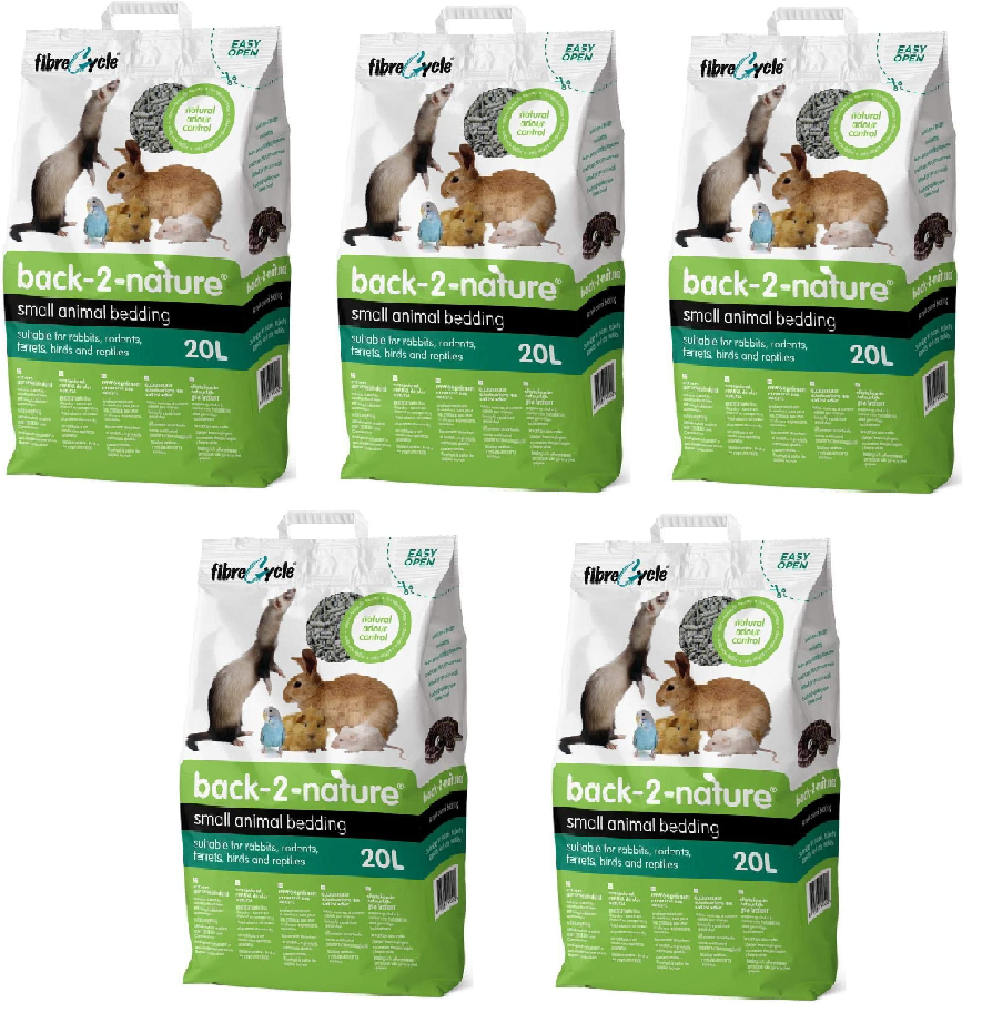 5 י"ח מצע נייר למכרסמים/ציפורים 20 ליטר